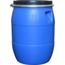 Plastik Varil - Bidon 50 Lt. %100 Hdpe Gövde, Metal Çember Sızdırmaz Conta