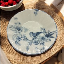 Güral Porselen Porselen Kuşlu Çay Tabak 10CM 6’lı