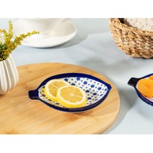 Rêve Bleu Petite Mini Tabak - Mavi - 10X8,5X1,5 cm