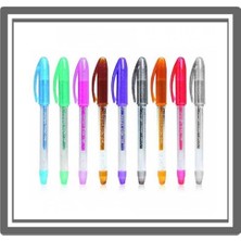 Pensan Simli Jel Kalem 1mm Gümüş 4 Adet