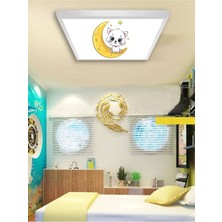 Gökyüzü Panel Genç Odası AVIZE-60 cm  x 60 cm -54WATT-LED-6500 Kelvin (Beyaz)-Hepsiburada Tekli Avize,trend Avize Tasarım