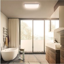 Gökyüzü Panel Banyo LED AVIZE-25WATT-30 cm  x 30 cm , Banyo Avize,avize Modelleri, Avize Modelleri (Yeni)