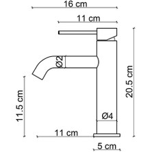 Fontana Lavabo Bataryası (Fırçalanmış Altın) FJ-SS2012