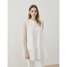 Merve Gültekin Atelier Pliseli Içlik Beyaz