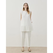 Merve Gültekin Atelier Pliseli Içlik Beyaz