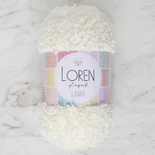 Loren Lamb Açık Krem El Örgü ipi - R019 - 34419