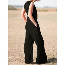 Barbora Keten Günlük Rahat  Kolsuz  Alt Üst Kadın Takım