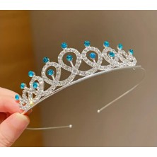 Süslü Melekler 1 Adet Lüks  Renkli Kız Tacı