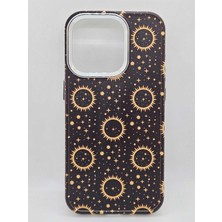 Turkuaz Dijital Pazarlama Apple iPhone 14 Pro Max Özel Güneş Baskılı Lüks Silikon Kılıf