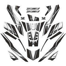 Honda Pcx 125 Dx 2025 36 Parça Tank Pad Seti Siyah-Nardo