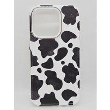 Turkuaz Dijital Pazarlama Apple iPhone 13 Pro Özel Siyah Beyaz Baskılı Lüks Silikon Kılıf