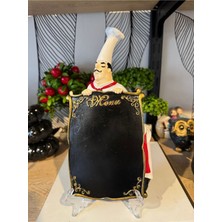 Dekoratif Aşçı Menü Tahtası Biblo Polyester