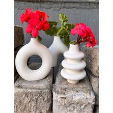 Nidage UltraNova Ahşap Malzemeden Üretilmiş 2 Parça Minimal Biblo Seti 1 cm Boyutunda