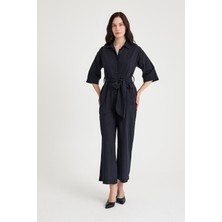 Barbora Keten Günlük Tulum Elbise