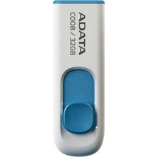 Adata C008 32GB USB 2.0 Geri Çekilebilir Kapaksız Flash Sürücü - 50'li Paket