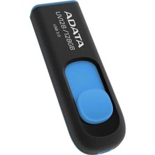 Adata UV128 128 GB USB 3.0 Geri Çekilebilir Kapaksız Flash Sürücü