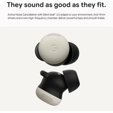 Google Pixel Buds Pro 2 Kablosuz Kulaklık Gri Buds Only
