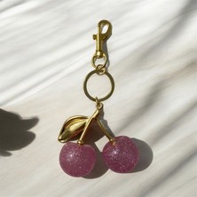 Kiraz Çanta Aksesuarlı Charm