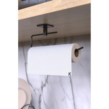 Banyo Seti Siyah Uzun Havlu Askısı Fön Askısı Wc Tuvalet Kağıtlık Rulo Havluluk Askı 5 Li Set