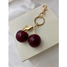 Kiraz Çanta Aksesuarlı Charm