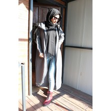 1Tarz Günlük Kışlık Tam Boy  Kadın Tesettür Ceket