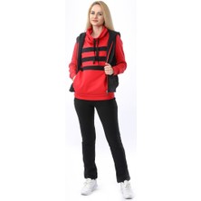 1Tarz Günlük Kışlık Sevgili Eşofman Tekli Kadın Takım