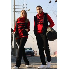 1Tarz Günlük Kışlık Sevgili Eşofman Tekli Kadın Takım