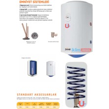 Ferroli Calypso Silindirik 50 Litre Elektrikli Termosifon Clyps-50 (Montaj Hariç)