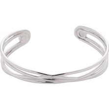 Energetix Parlak Paslanmaz Çelikten Yapılmış Dikkat Çekici Manyetik Bileklik