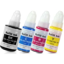 GörkemBüro Görkembüro® Canon G3400 Mürekkep Seti (GI490) - 4 Renk