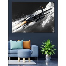 Savaş Uçağı Gökyüzünde Dekoratif Tablo
