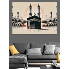 Kutsal Mescid-I Haram Dekoratif Tablo