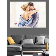 Romantik Çift Buluşması Dekoratif Tablo