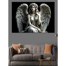 Melek Heykeli Dekoratif Tablo