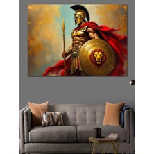 Kalkanlı Sparta Savaşçısı Dekoratif Tablo