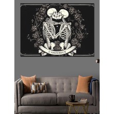 Iskelet Aşıklar Dekoratif Tablo