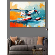Uçuşan Kırmızı Uçaklar Dekoratif Tablo