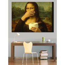Tuvalet Kağıdı ve Mona Lisa Dekoratif Tablo