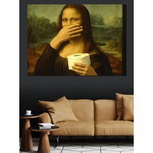 Tuvalet Kağıdı ve Mona Lisa Dekoratif Tablo