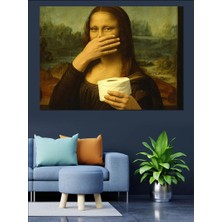 Tuvalet Kağıdı ve Mona Lisa Dekoratif Tablo