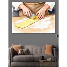 Hamur Açan Eller Dekoratif Tablo