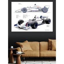Teknik Çizim Formula Aracı Dekoratif Tablo