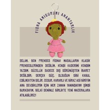 Posterify Prenses Fiona - Amigurumi Anahtarlık 14 cm - El Yapımı Sanatsal Örgü Çanta Aksesuarı