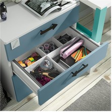 Ikea Jattebjörn Bölmeli Kutu Beyaz-Gri 50x35x9 Cm 40573214