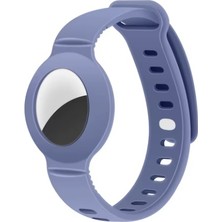 Ekoodukkan Apple Airtag Uyumlu Silikon Kordon Kayış