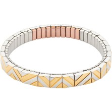 Energetix Grafik Desenli İki Tonlu Esnek Manyetik Bileklik