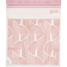 Ikea Istad Kilitlenebilir Buzdolabı Poşeti Uçuk Pembe 2.5 Lt 20 Adet