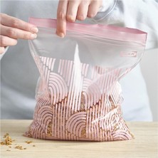Ikea Istad Kilitlenebilir Buzdolabı Poşeti Uçuk Pembe 2.5 Lt 20 Adet