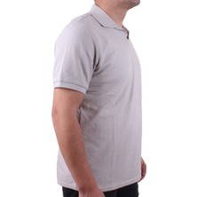 Twister Jeans Twister 2288 Gri Günlük Kısa Kol Normal Kesim Pamuklu Polo Yaka Erkek Tişört