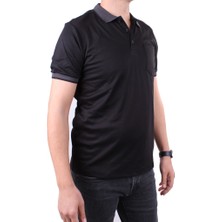 Twister Jeans Twister 2304 Siyah Günlük Kısa Kol Normal Kesim Pamuklu Polo Yaka Erkek Tişört